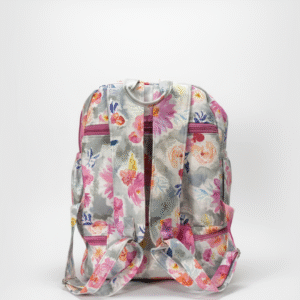 Women's Floral Shoe Compartment Backpack