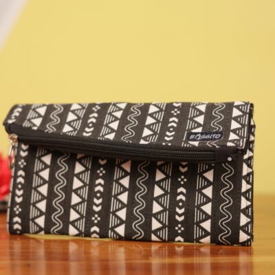 Baggito Black & White Tribal Wallet