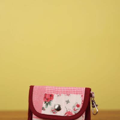 Baggito Mini Red Keychain Wallet